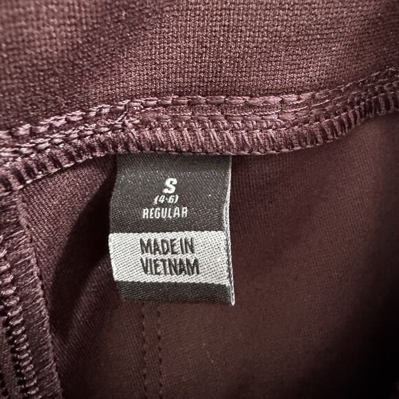 Carhartt Force Fitted Midweight Utility Legging Womens SMALL Brown Zip Pocket - Picture 12 of 13